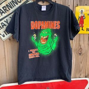 Black and green vintage  Ghostbusters parody tee Size M